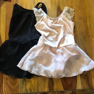 Set of two ballet leotards